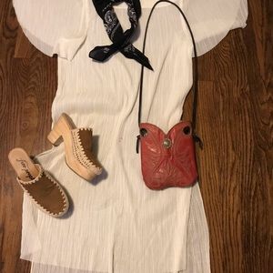 Anthropologie bohemian sheer dress